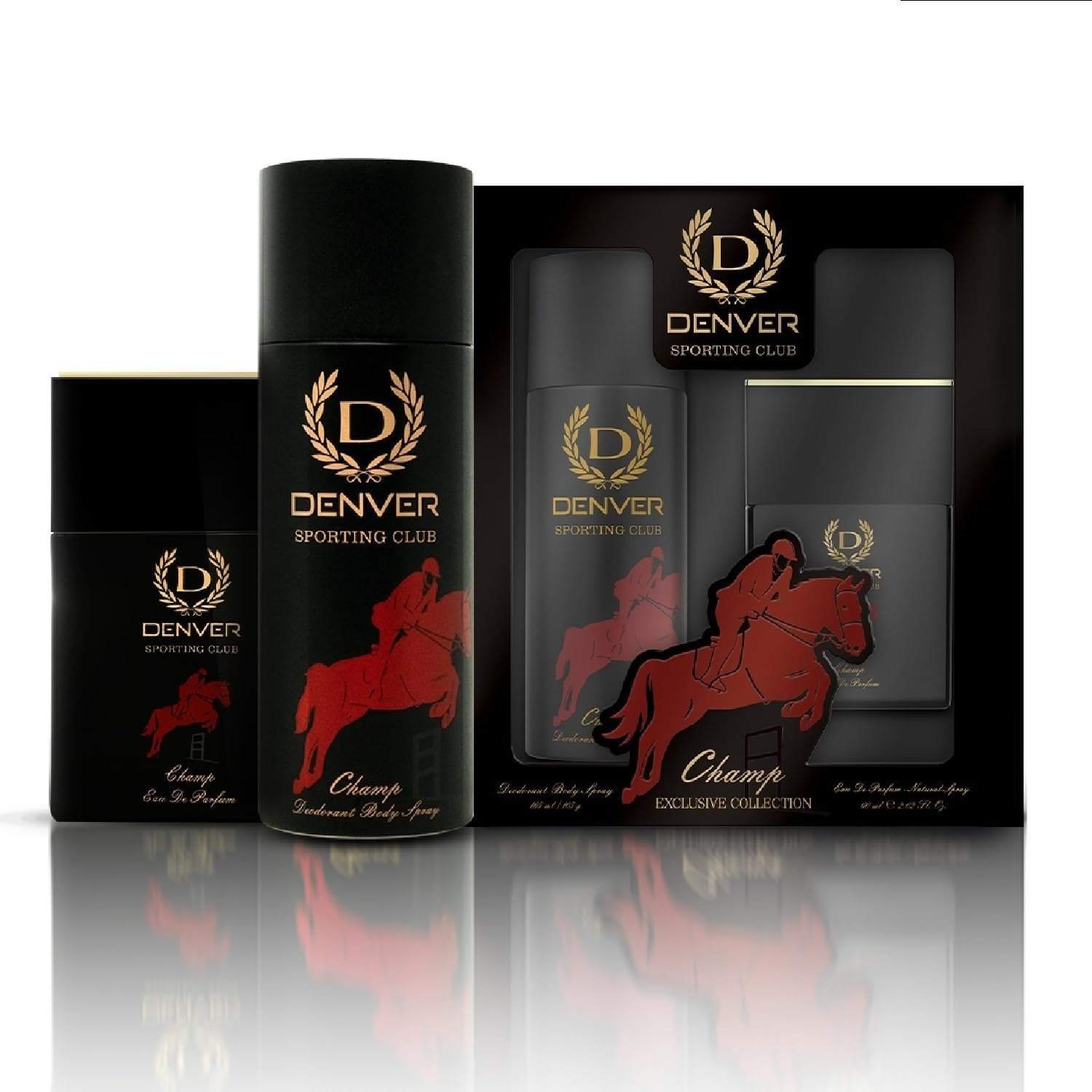 uk61wQdOSgpfL-1-1.jpg DENVER Champ Gift Set - Deodorant 165ML + Perfume 60ML | Long Lasting Fragrance for Men - Fast UK Delivery - Image 1