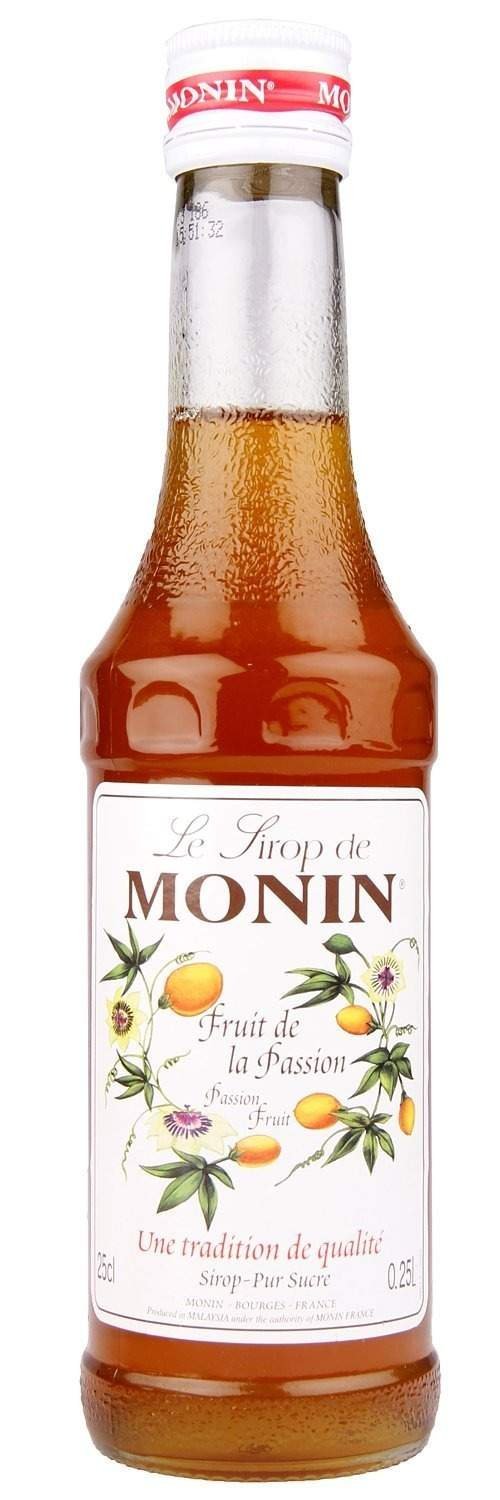 uk61wTg2aarOL-1.jpg Monin Syrup - Passion Fruit , 250ml Bottle - Fast UK Delivery - Image 1