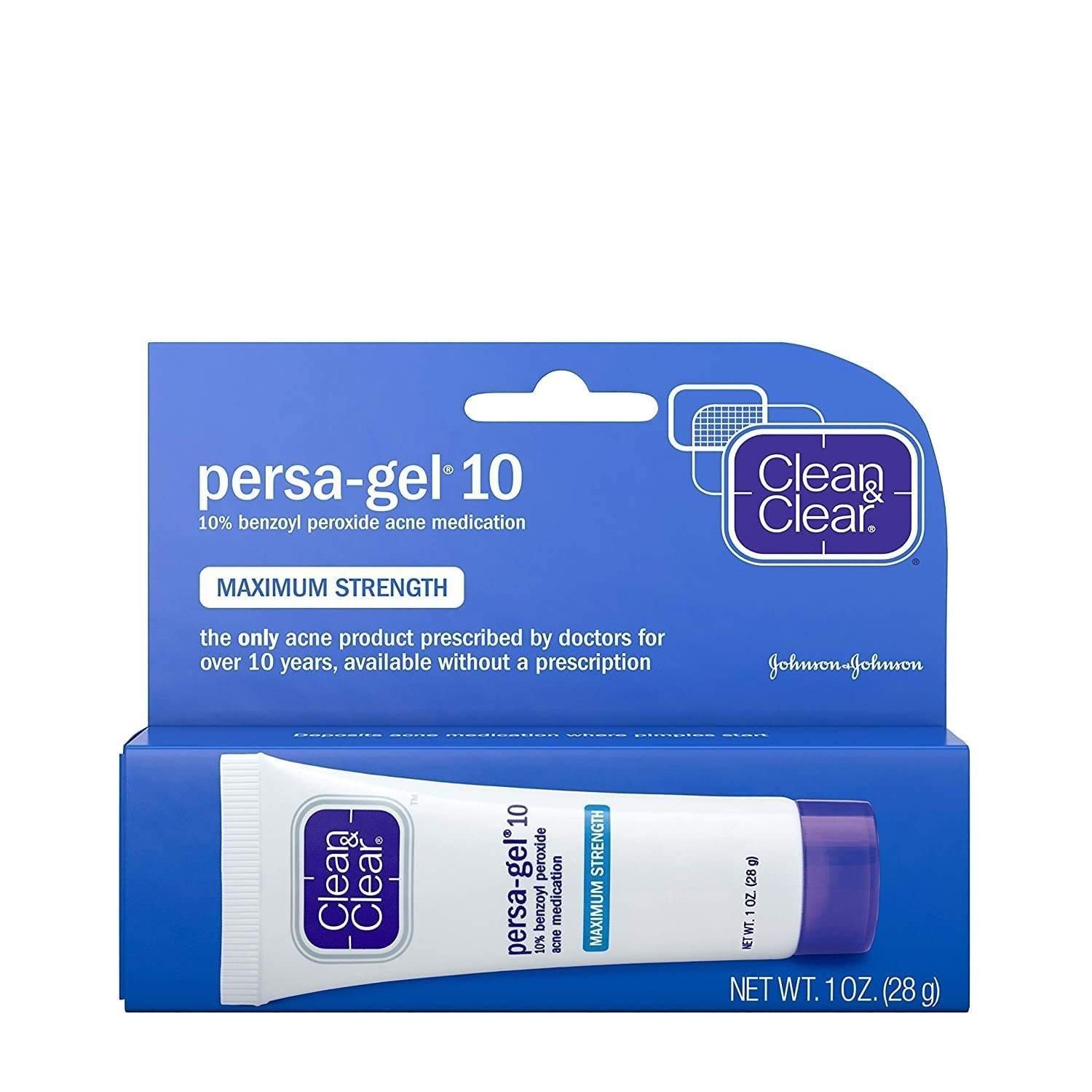 uk61x-ALEBViL-1.jpg Clean & Clear Persa-Gel 10 Maximum Strength 1 oz (28 g) - Fast UK Delivery - Image 1