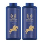 DENVER Goal Talc - 300GM Each (Pack of 2) | Scented Talcum Powder for Men - Fast UK Delivery