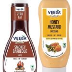 Veeba Honey Mustard Dressing, 300g & Veeba Sauces, Barbeque Sauce, 330g - Fast UK Delivery