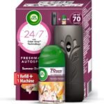 Air Wick 250 ml - Vanilla & Muskmelon (Summer Delights), Refill + Automatic Spray| Freshmatic Air Freshener Kit | 2600 Sprays Guaranteed | Automatic Room Freshener, Bathroom Freshener and Room Spray - Fast UK Delivery