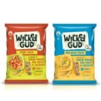 WickedGud 2X Fiber Penne & Macaroni Pasta Combo | No Maida | Durum Wheat Semolina | Brown Rice | Red Lentils | Healthy Diet Pasta - 400gm x 2 - Fast UK Delivery