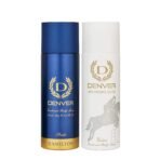 DENVER Pride & Sporting Club Victor Deodorant - 200ML Each (Combo Pack of 2) | Long Lasting Deo Body Spray - For Men - Fast UK Delivery