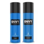 ENVY Dark Deo - 140ML & Nitro Deo - 120ML (Combo Pack of 2) | Long Lasting Fragrance for Men - Fast UK Delivery