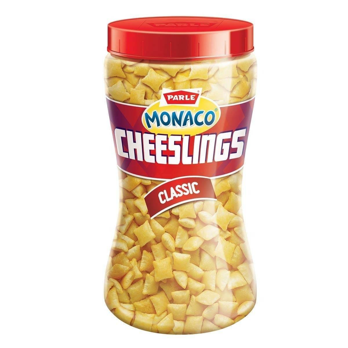 uk61y7Acw1fKL-1-1.jpg Parle Monaco Cheeslings Classic, 150 Gm - Fast UK Delivery - Image 1