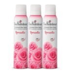 Enchanteur Romantic Perfumed Deo Spray for Women with 24-Hours Odour Protection| Long-Lasting Floral French Fragrance| Refreshing & Gentle Deo Spray| 150ml (Pack of 3) - Fast UK Delivery