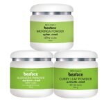 Beaface Hair Care Pack Moringa Powder Aloe Vera Powder Curry Leaf Powder (100gm Pack of 3) - Fast UK Delivery