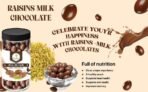 more 2 nuts Milk Chocolate Raisins Kishmish | Dryfruit Milk Chocolate coated Raisins | Jar Packing 250g - Fast UK Delivery - Image 3