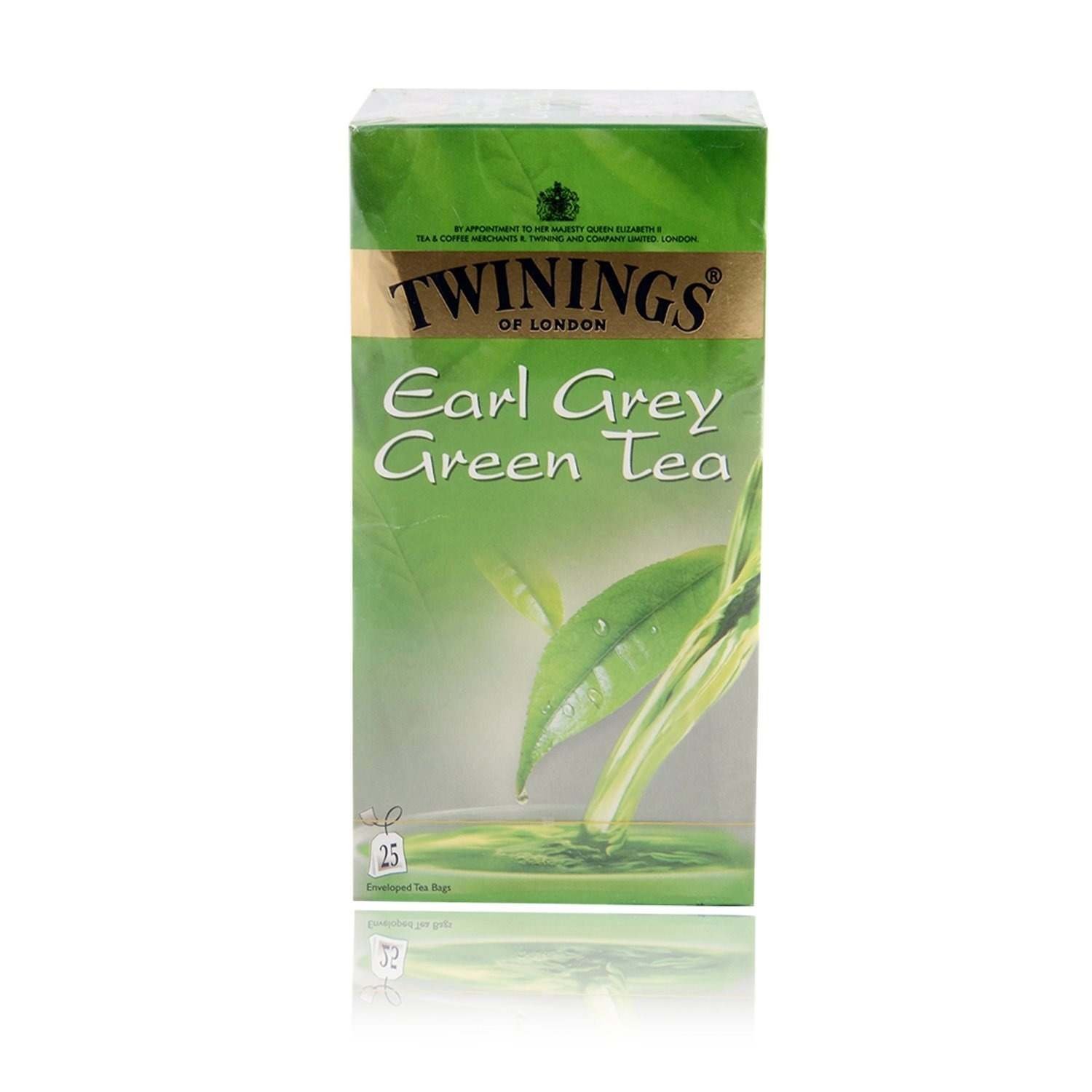 uk61yjY3btAdL-1.jpg Twinings Green Tea - Earl Grey, 25 Pieces Carton - Fast UK Delivery - Image 1