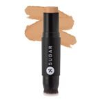 SUGAR Cosmetics Ace Of Face Foundation Stick with In-Built Brush | Lasts 24hrs | Full Coverage Foundation for Women | 12gm - 52 Corretto - Fast UK Delivery