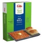Gits Ready to Eat Pav Bhaji, Pure Veg, Heat and Eat Indian Chaat, Microwaveable, 300g - Fast UK Delivery