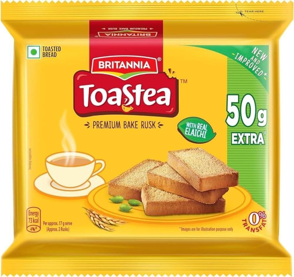 uk61z7PYmAraL-1-1.jpg Toastea Premium Bake Rusk 250g or 250g+50g (Weight May Vary) - Fast UK Delivery - Image 1