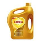 Saffola Gold Refined Cooking oil | Power of 3 - Balance of Good Fats, Triple Anti-Oxidant System & Fortified with Vitamins | Multi-Source Edible Rice Bran & Corn Oil | 3 Litre Jar - Fast UK Delivery
