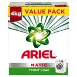 Ariel Matic Detergent Powder Front Load - 3kg +1kg free | Removes 100 Tough Stains in 1 wash | Specially Designed for Washing Machines | Fresh Fragrance - Fast UK Delivery