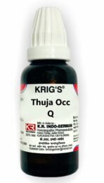 KRIG'S Thuja Occidentalis Q - 30mL Set Of 1 | Homeopathic Mother Tincture - Fast UK Delivery