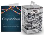 Swad Congratulations Gift with Card (Swad Digestive Candy 125 Gift Box & 1 Greeting card) - Fast UK Delivery