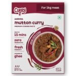 CURRYiT Andhra Mutton Masala Curry Paste 250g | Ready to Cook in 15 mins | Serves 6 | Just add Fresh Chicken, Mutton, Meat, Fish | Made with Ghee | No Preservatives | Eat with Rice | Indian Masala Gravy - Fast UK Delivery
