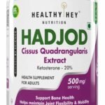 HealthyHey Nutrition HADJOD - Cissus Quadrangularis Extract - 60 Vegetable Capsules - Fast UK Delivery