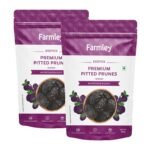 Farmley Premium California Pitted Dried Prunes 200 grams High in Vitamins and Fiber - Fast UK Delivery