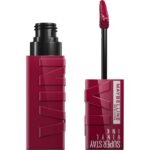 Maybelline New York Super Stay Vinyl Ink Longwear No-Budge Liquid Lipcolor Makeup, Highly Pigmented Color And Instant Shine, Unrivaled, Berry Burgundy High-Glossy Lipstick, 0.14 Fl Oz, 1 Count - Fast UK Delivery