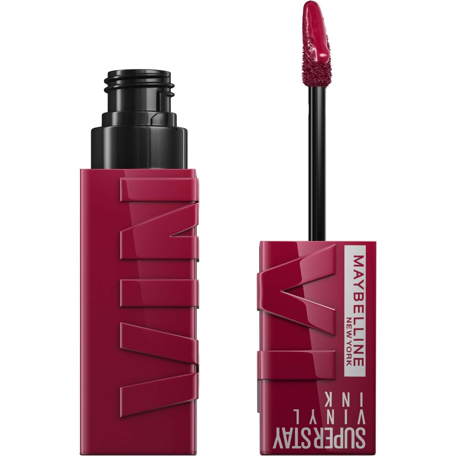 uk710xDVp2oL.jpg Maybelline New York Super Stay Vinyl Ink Longwear No-Budge Liquid Lipcolor Makeup, Highly Pigmented Color And Instant Shine, Unrivaled, Berry Burgundy High-Glossy Lipstick, 0.14 Fl Oz, 1 Count - Fast UK Delivery - Image 1
