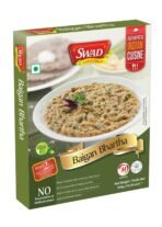 SWAD Ready to Eat Baigan Bhartha 300g | Just Heat And Eat | Vegetarian Instant Indian Food Mix | No Added Preservative & Colours | Microwave-Able Ready To Eat Meal | Pack of 1 - Fast UK Delivery