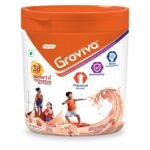 Groviva Milk Protein Powder for Kids 2-6 years | 38 Growth & Digestive Nutrients | Supports Physical Growth, Brain Development & Immunity Jar, 200g - (Strawberry) - Fast UK Delivery