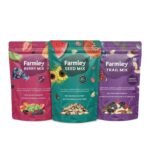 Farmley Mix Dry Fruit Snack Combo 480g (Pack of 3) I Trail Mix 160 g | Berry Mix 160g | Seed Mix 160g | Rich in Antioxidants, Diet Mixes - Fast UK Delivery