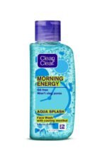 Clean & Clear Morning Energy Aqua Splash Face Wash, Blue, 50 ml - Fast UK Delivery