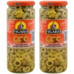 Figaro Sliced Green Olives, 15.87 oz 450 g, 2 Pack - Fast UK Delivery