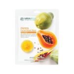 Mirabelle Cosmetics Korea Facial Serum Sheet Mask (Papaya, 1) - Fast UK Delivery