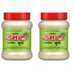 AYURVEDIC DAMROO PHARMACY Damroo Khatta-Meetha Testy Chooran, Tasty Pachak Appetizing Digestive Chooran, Yummy Digestive Khatta-Meetha Chooran, Mouth Watering Chooran | pack of 2 |(200g+200g) - Fast UK Delivery