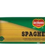 Del Monte Spaghetti Pasta (Imported), 500 grams, No Artificial Flavours & Delmonte Del Monte Pizza & Pasta Sauce Spout Pack, 400g - Fast UK Delivery
