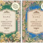 Kama Ayurveda Organic Henna Powder & Organic Indigo Powder, 100g each (Pack of 2) - Fast UK Delivery