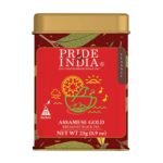 Pride of India | Assamese Gold English Breakfast Blend | 15 Predium Pyramid Full Leaf Individually Wrapped Tea Bags | Full-Bodied, Strong & Malty Flavor | Single Estate Certified Classic Tea - Fast UK Delivery