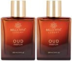 Bella Vita Luxury Men & Women Oud Parfum Intense Liquid Perfume & With Carnation,Vanilla,Cedarwood|Woody,Oriental Long Lasting Fragrance Scent 100Ml (Pack Of 2) - Fast UK Delivery