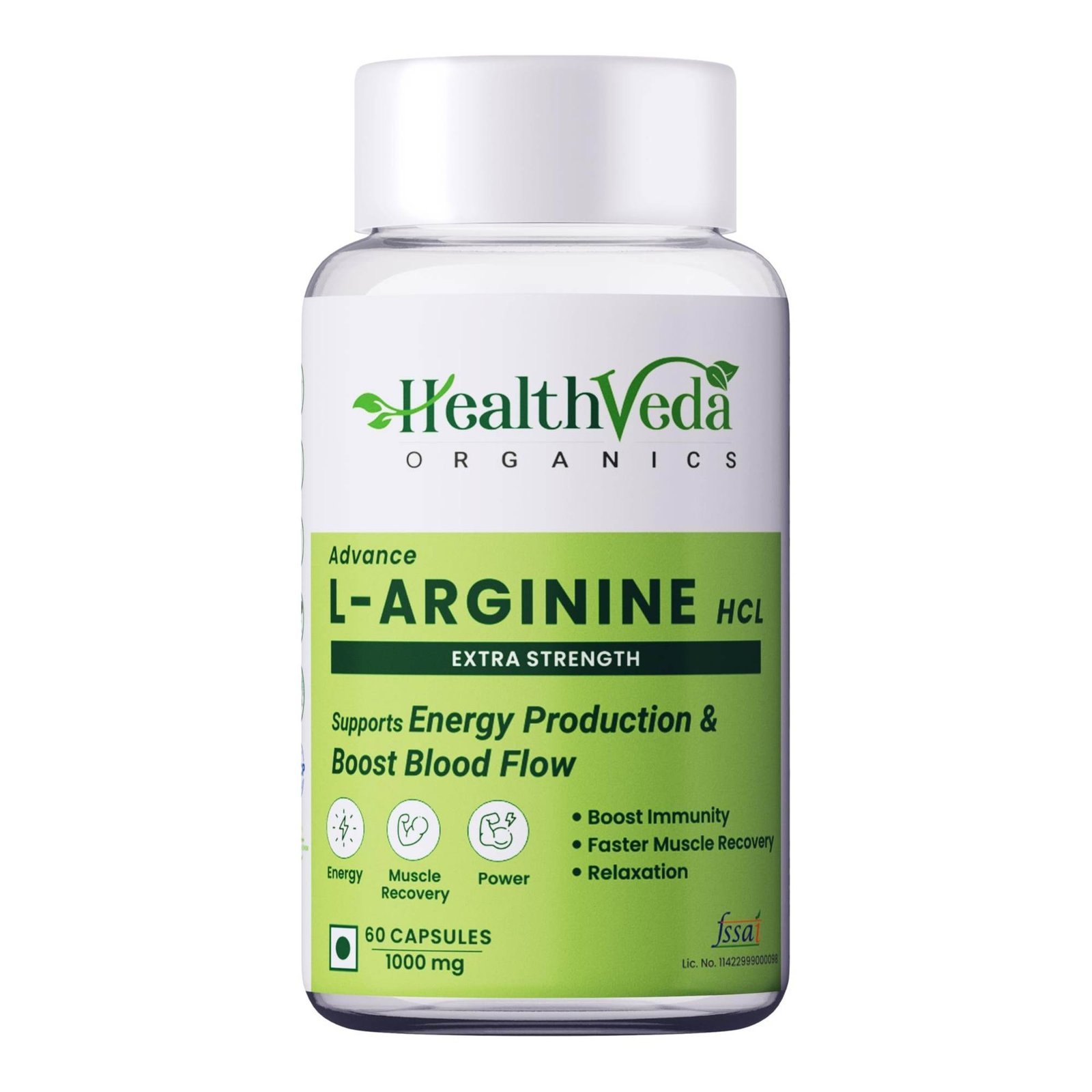 uk7159iI9aJNL-1-1.jpg HEALTH VEDA ORGANICS PRIVATE LIMITED L-Arginine 1000 mg with Chromium Picolinate|60 Veg Capsules|Good for Muscle Growth,Stamina,Recovery,Immune Booster & Energy|For Both Men & Women,1000 milligrams - Fast UK Delivery - Image 1