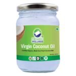 Organic Wellness Virgin Coconut Oil 250ml Bottle I Pure for Baby Massage I Coconut Oil for Hair and Skin I Paraben and Sulphate Free - Fast UK Delivery
