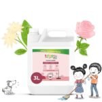 Koparo Natural Disinfectant Floor Cleaner Liquid | 3 Litres | Jasmine Fragrance | Tile & Marble Cleaner | Eco-friendly, Organic & Non-Toxic | Skin Safe, Baby Safe & Pet Friendly - Fast UK Delivery