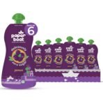 Paper Boat Jamun, Fruit Juice, Zero Sugar Low-Calorie Drink, No Added Preservatives and Colours (Pack of 6, 200ml each) - Fast UK Delivery