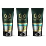 DENVER Acne Clear Face Wash - 50GM Each (Pack of 3) | Remove Acne & Lighten Dark Spots Face Wash for Men| Suitable for Oily Skin | All Skin Type - Fast UK Delivery