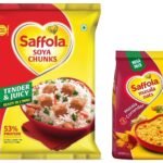Saffola Masala Oats | Tasty Evening Snack| Healthy Snack| Masala&Coriander| 500g & Saffola Soya Chunks with Supersoft Technology, 53% Protien, Tender & Juicy, 1kg - Fast UK Delivery