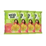WickedGud Nourishing Masala Instant Noodles (69 gm x 4)| Healthy Noodles | No Maida | No Oil | No MSG | High Protein | High Fibre | Cholesterol Free - Fast UK Delivery