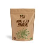 MB Herbals Aloe Vera Powder 100 Gram EXTERNAL USE ONLY Organically Cultivated Aloevera Powder Natural Skin Moisturizer | For Face Pack & Hair Pack - Fast UK Delivery