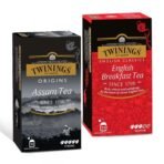 Twinings Black tea Super Saver Combo (Assam Tea 25s + English Breakfast Tea 25s) - Fast UK Delivery