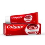 Colgate Visible White Toothpaste (100g) Teeth Whitening Starts in 1 week, Safe on Enamel, Stain Removal Tooth Paste and Minty Flavour for Fresh Breath. - Fast UK Delivery
