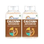 Dr. Morepen Calcium+ Advanced Tablets with Vitamin - D2, Magnesium & Zinc - 120 Veg Tablets Pack of 2 - Fast UK Delivery