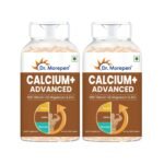 Dr. Morepen Calcium+ Advanced Tablets with Vitamin - D2, Magnesium & Zinc - 120 Veg Tablets Pack of 2 - Fast UK Delivery
