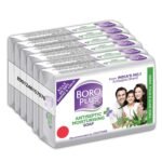 Boroplus Antiseptic And Moisturising Bathing Soap With Aloe Vera, Neem And Tulsi | 99.9% Germ And Virus Protection | For Smooth, Soft & Nourished Skin, 125G (Pack Of 6) - Fast UK Delivery